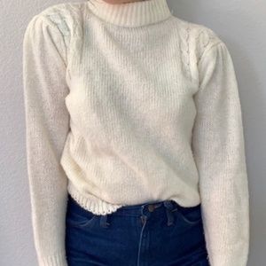 Vintage 80s Mock Neck Sweater